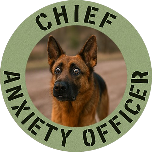 Chief Anxiety Officer Dog T-Shirt — Funny Pet Lover Tee