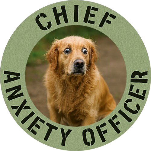 Chief Anxiety Officer T-Shirt — Funny Dog Graphic Tee for Pet Lovers
