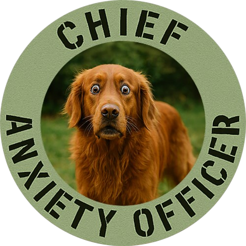 Chief Anxiety Officer Dog T-Shirt — Funny Pet Lover Tee