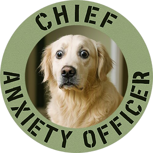Chief Anxiety Officer T-Shirt — Funny Dog Graphic Tee