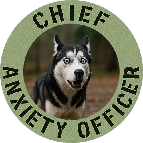 Chief Anxiety Officer T‑Shirt — Funny Dog Graphic Tee for Pet Lovers