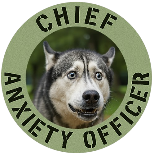 Chief Anxiety Officer T-Shirt — Funny Dog Graphic Tee