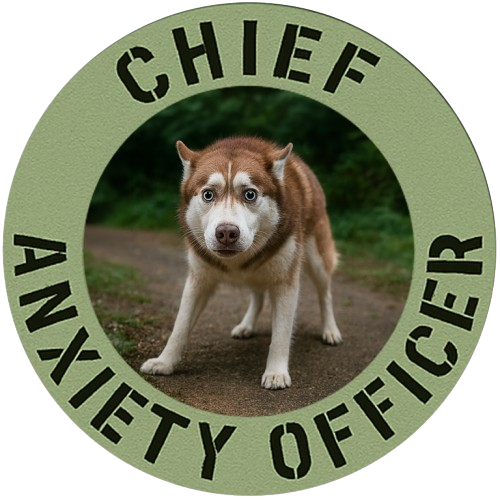 Chief Anxiety Officer T-Shirt — Funny Dog Graphic Tee