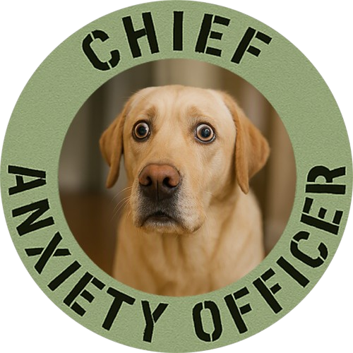 Chief Anxiety Officer Dog T-Shirt — Funny Pet Lover Tee