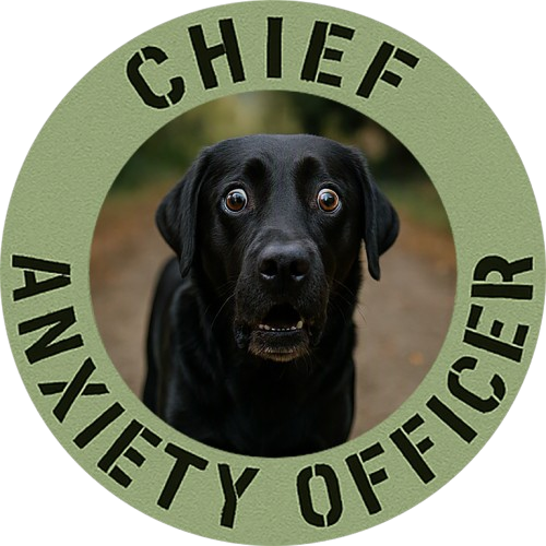 Chief Anxiety Officer T-Shirt — Funny Dog Graphic Tee for Pet Lovers