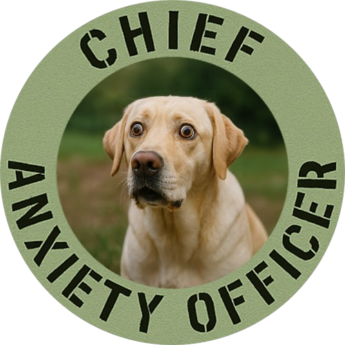 Chief Anxiety Officer T-Shirt — Funny Dog Graphic Tee