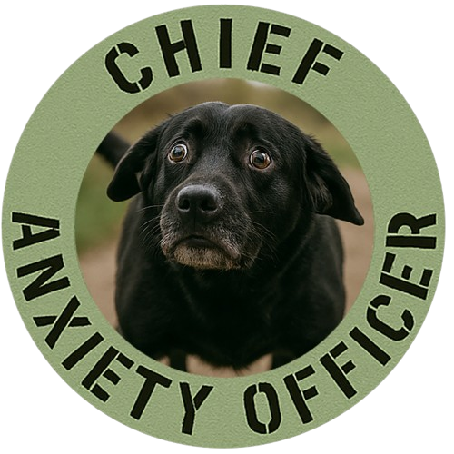 Chief Anxiety Officer T‑Shirt — Funny Dog Graphic Tee for Anxious Dog Lovers