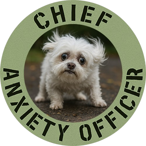 Chief Anxiety Officer T-Shirt — Funny Dog Anxiety Officer Tee