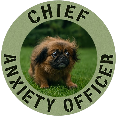 Chief Anxiety Officer T-Shirt — Funny Dog Graphic Tee
