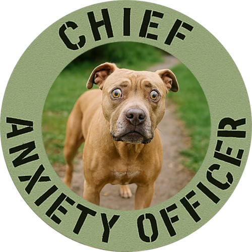 Chief Anxiety Officer T-Shirt — Funny Dog Graphic Tee