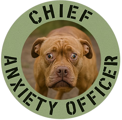 Chief Anxiety Officer Dog T-Shirt – Funny Pet Lover Tee