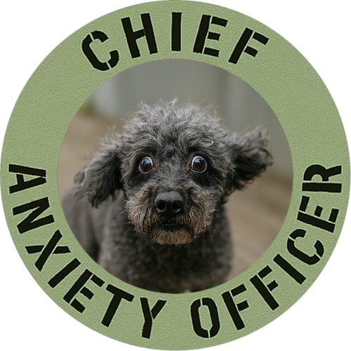 Chief Anxiety Officer T-Shirt — Funny Dog Anxiety Officer Tee
