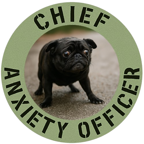 Chief Anxiety Officer T-Shirt — Funny Dog Graphic Tee