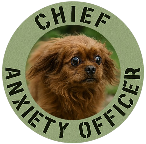 T-Shirt — "Chief Anxiety Officer" Cute Pekingese Dog Graphic Tee