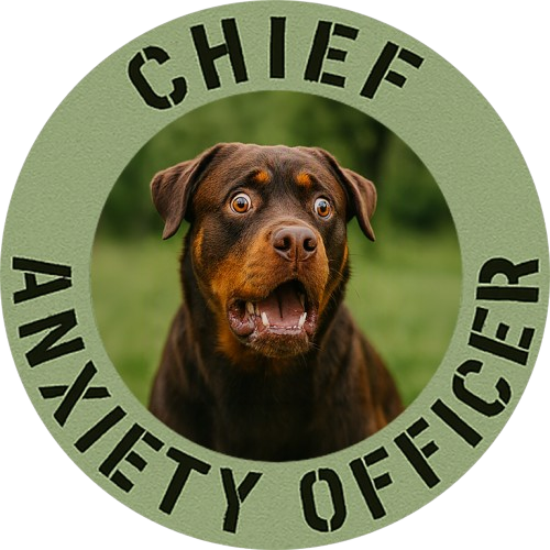 Chief Anxiety Officer Dog T-Shirt – Funny Pet Lover Tee