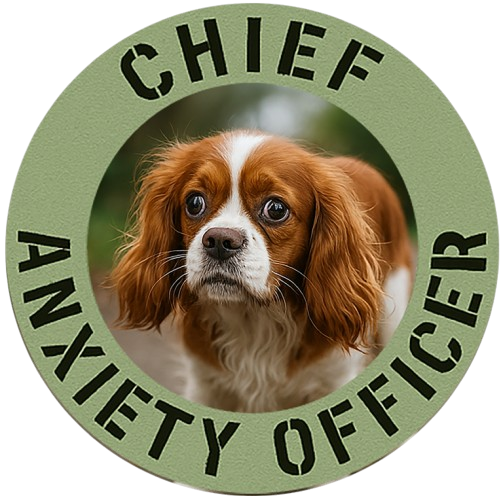 Chief Anxiety Officer T-Shirt – Funny Dog Graphic Tee
