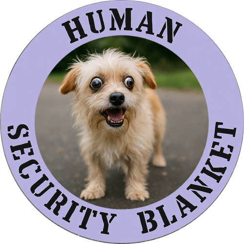 Dog 'Human Security Blanket' T-Shirt — Cute Puppy Graphic Tee