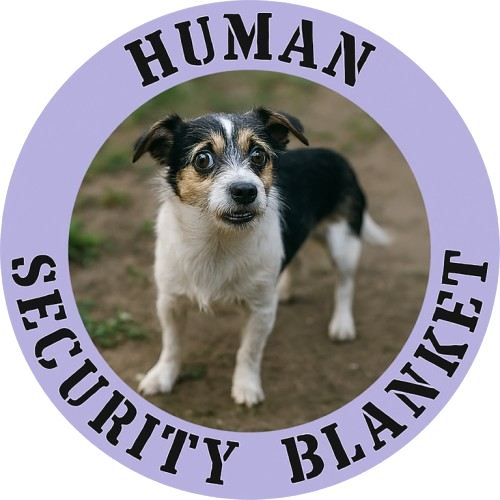 T-Shirt — "Human Security Blanket" Cute Puppy Graphic Tee