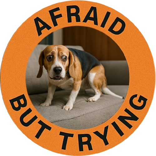 Afraid But Trying Beagle T-Shirt