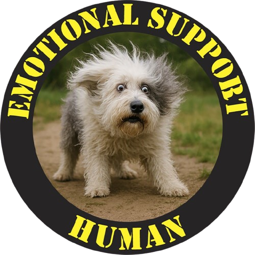 Emotional Support Human T-Shirt — Cute Puppy Graphic Tee