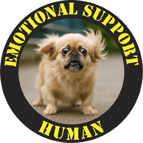 Emotional Support Human T-Shirt — Funny Rescue Dog Tee for Pet Lovers