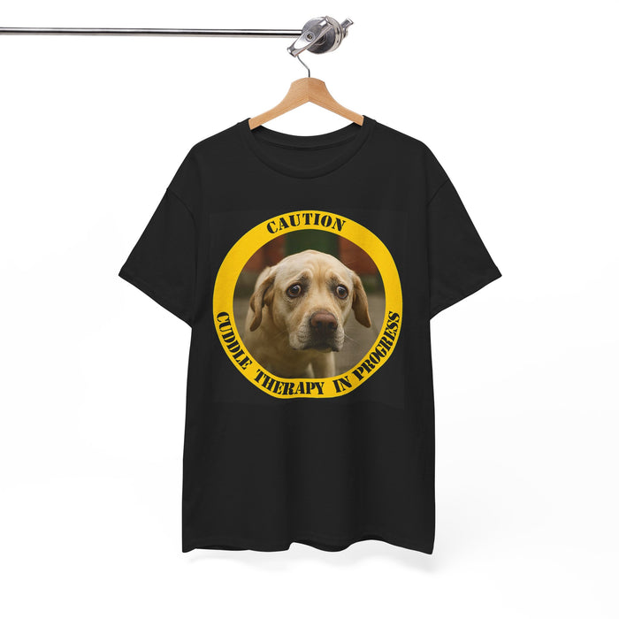 Caution: Cuddle Therapy in Progress Dog Tee