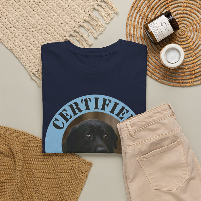 Certified Velcro Dog T‑Shirt – Funny Dog Lover Tee
