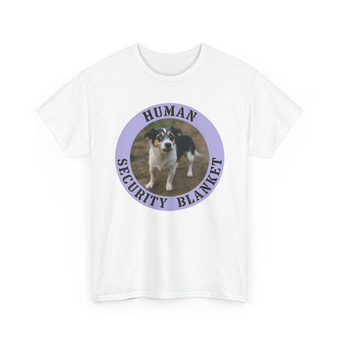 T-Shirt — "Human Security Blanket" Cute Puppy Graphic Tee