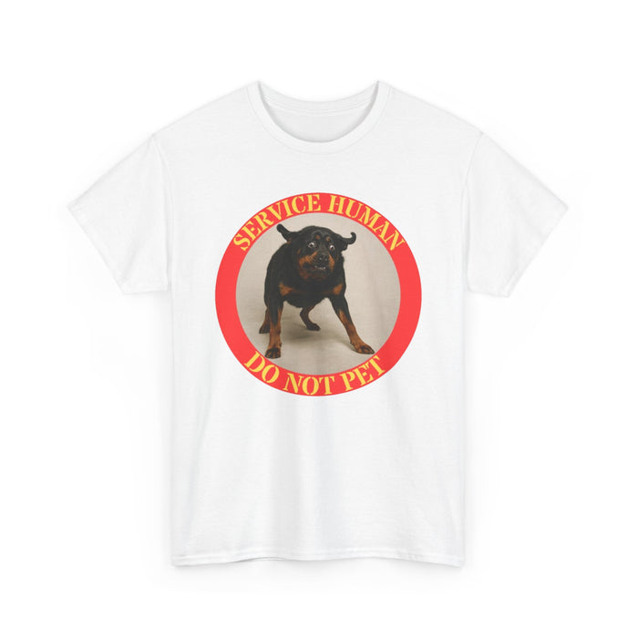 Service Human Do Not Pet T-Shirt - Service Dog Awareness Tee
