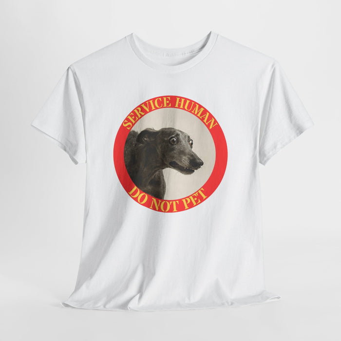 Service Human Do Not Pet T-Shirt — Funny Service Dog Tee