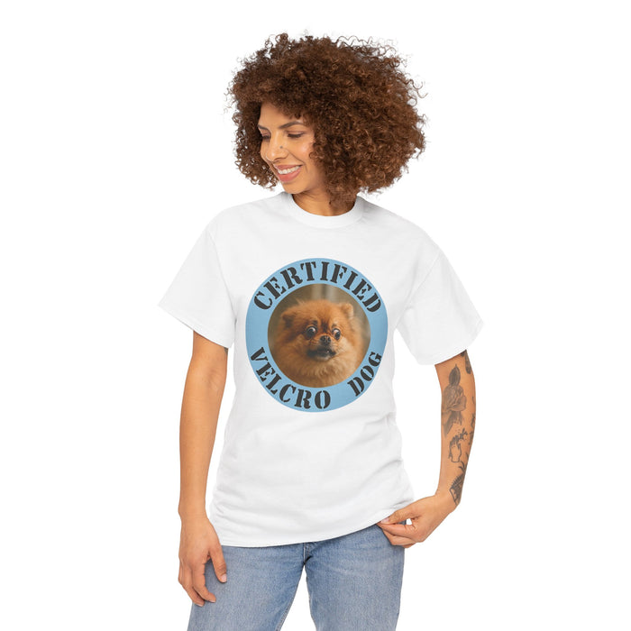 Certified Velcro Dog T-Shirt — Cute Pomeranian Graphic Tee