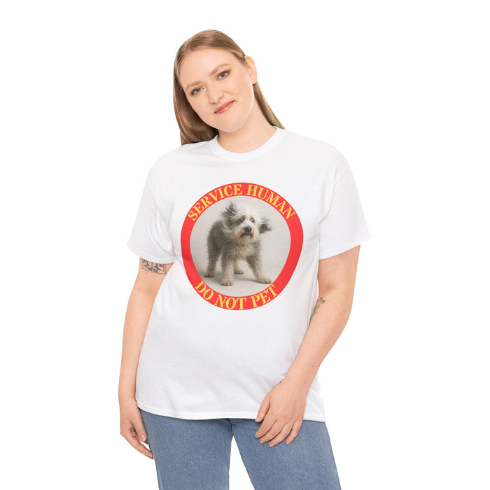 Service Hooman Do Not Pet T-Shirt — Cute Service Dog Graphic Tee