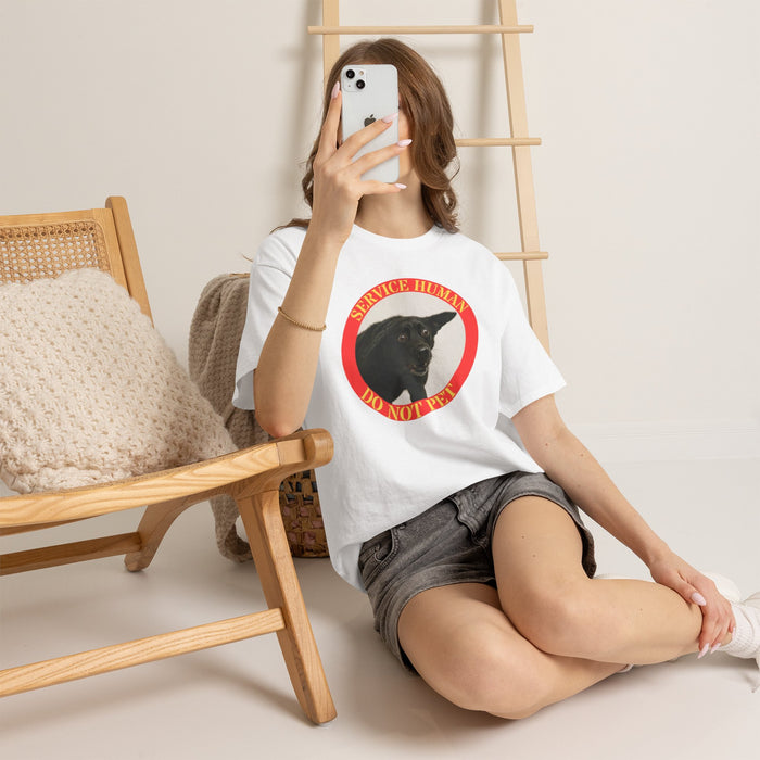 Service Human Do Not Pet Tee — Funny Service Dog Shirt