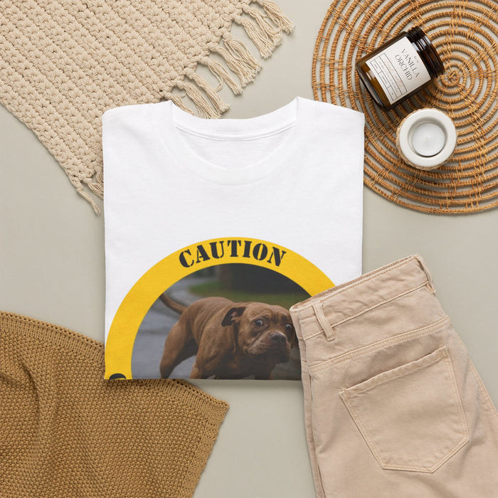 Dog Therapy T-Shirt — "Caution: Cuddle Therapy in Progress" Cute Pet Tee