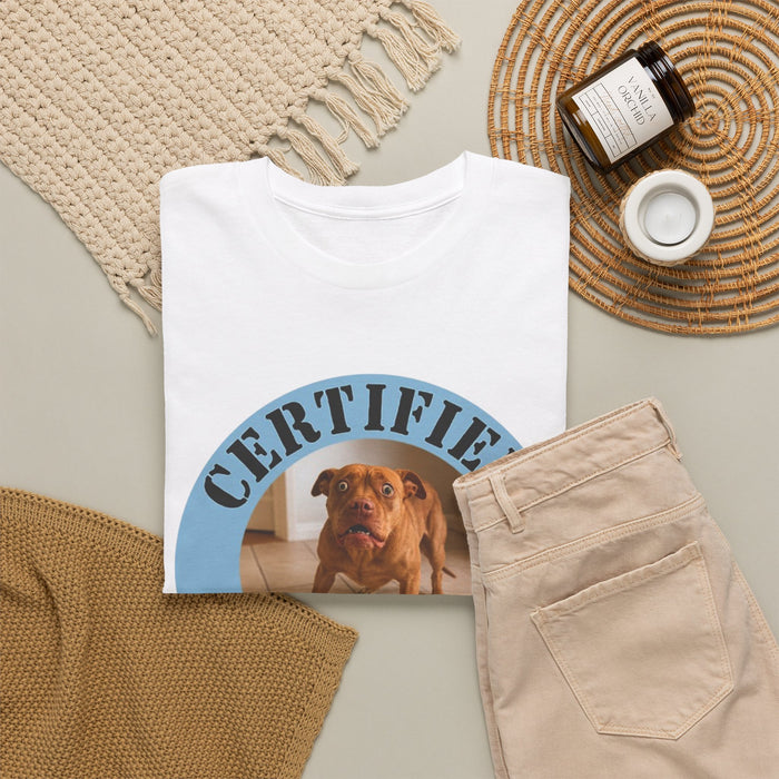 Certified Velcro Dog T-Shirt — Funny Dog Lover Tee