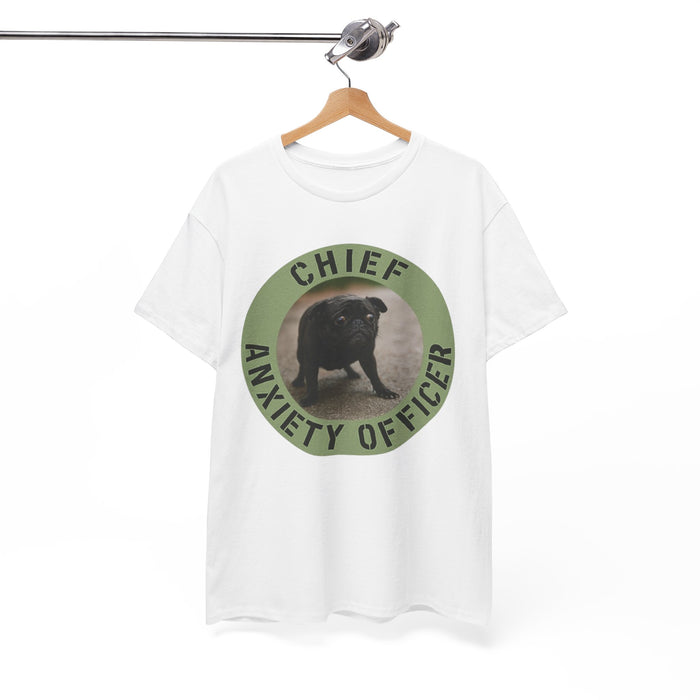 Chief Anxiety Officer T-Shirt — Funny Dog Graphic Tee