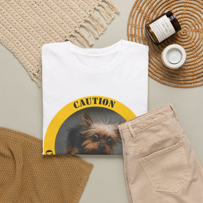 T‑Shirt — "Caution: Cuddle Therapy in Progress" Dog Graphic Tee
