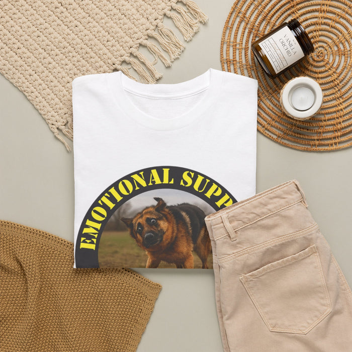 Emotional Support Human T-Shirt - Rottweiler Dog Badge Tee
