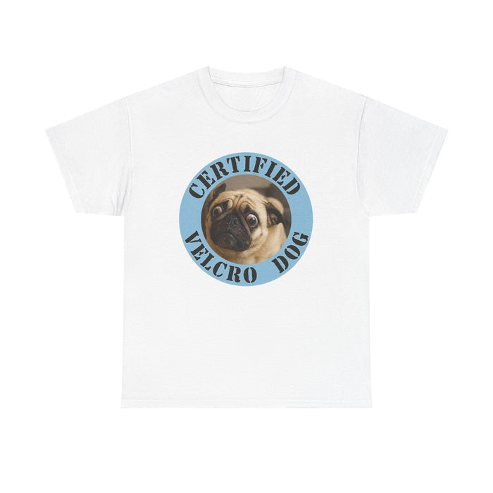 Certified Velcro Dog T-Shirt – Cute Pug Graphic Tee