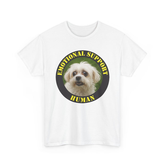 Emotional Support Human T-Shirt — Cute Therapy Dog Graphic Tee