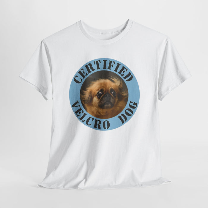 Certified Velcro Dog T-Shirt — Cute Pekingese Graphic Tee