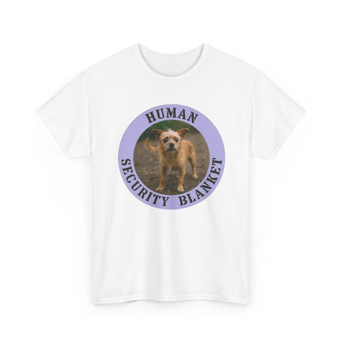 Dog Lover T‑Shirt — "Human Security Blanket" Funny Puppy Graphic Tee
