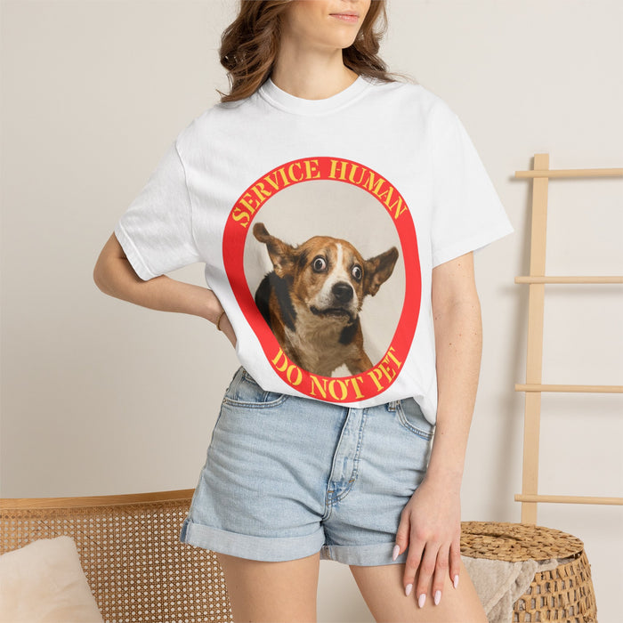 Service Human "Do Not Pet" T-Shirt — Funny Service Dog Tee