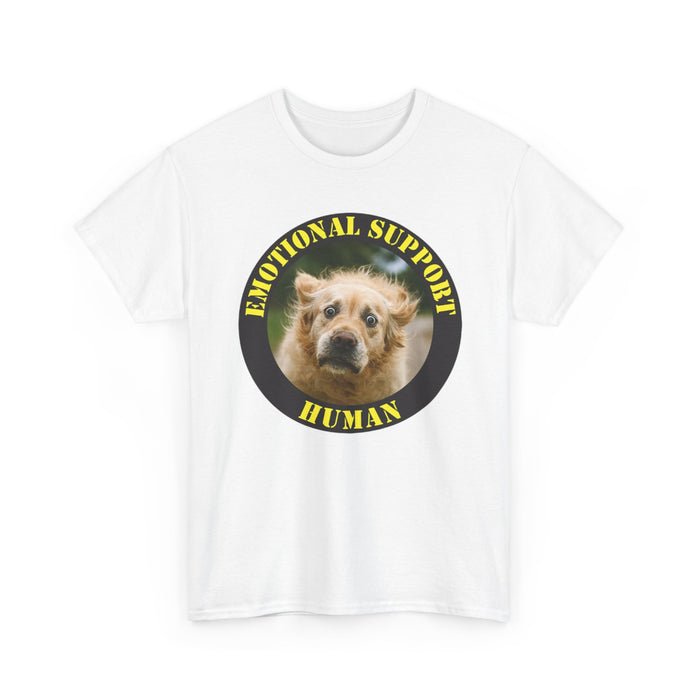 Emotional Support Human T-Shirt — Funny Rescue Dog Pet Lover Tee