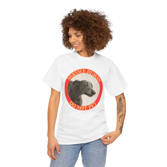 Service Human Do Not Pet T-Shirt — Funny Service Dog Tee