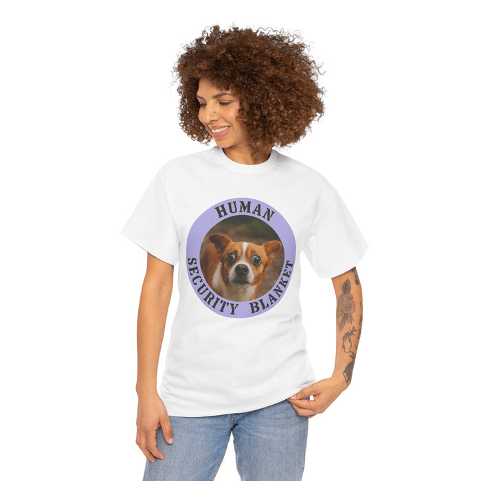 Dog 'Human Security Blanket' T-Shirt — Cute Pet Graphic Tee