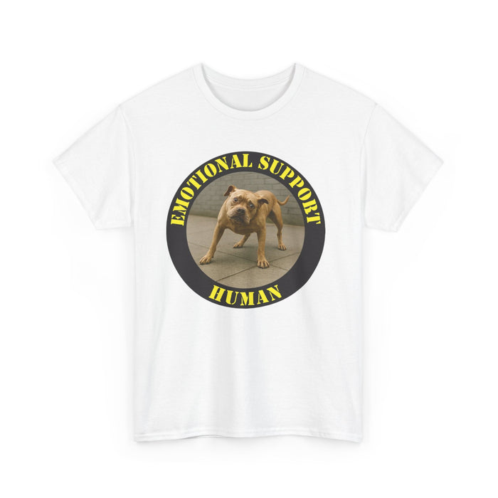 T-Shirt — "Emotional Support Human" Funny Dog Rescue Tee