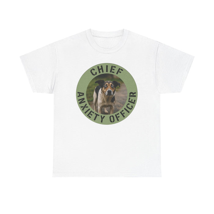 Chief Anxiety Officer Dog T-Shirt