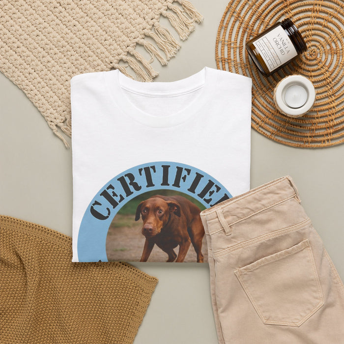Certified Velcro Dog T‑Shirt — Funny Dog Lover Tee