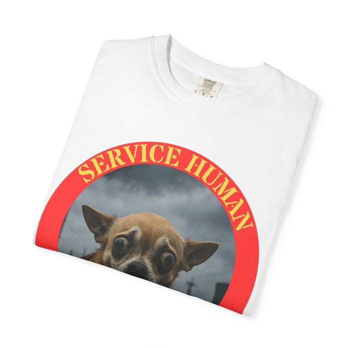 T‑Shirt — 'Service Human Do Not Pet' Chihuahua Graphic Tee